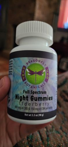 Customer photo review of Elderberry CBD Night Gummies