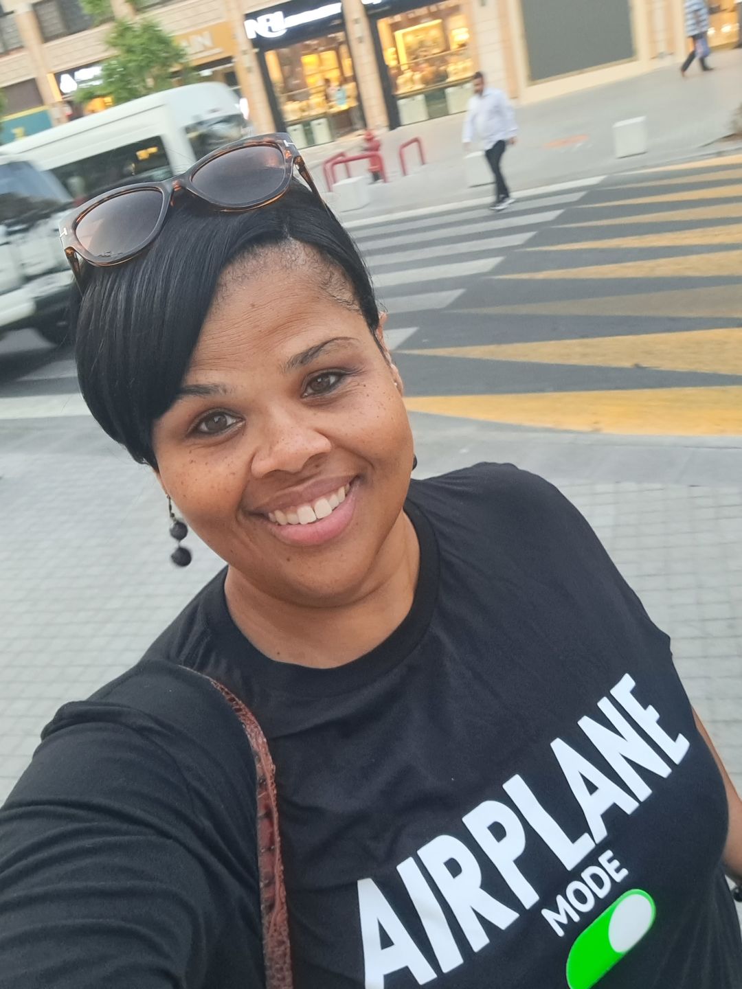 Customer photo review of Airplane Mode  T-shirt