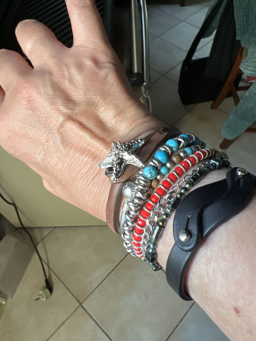 Customer photo review of Bracciale pelle Noi Tulsi