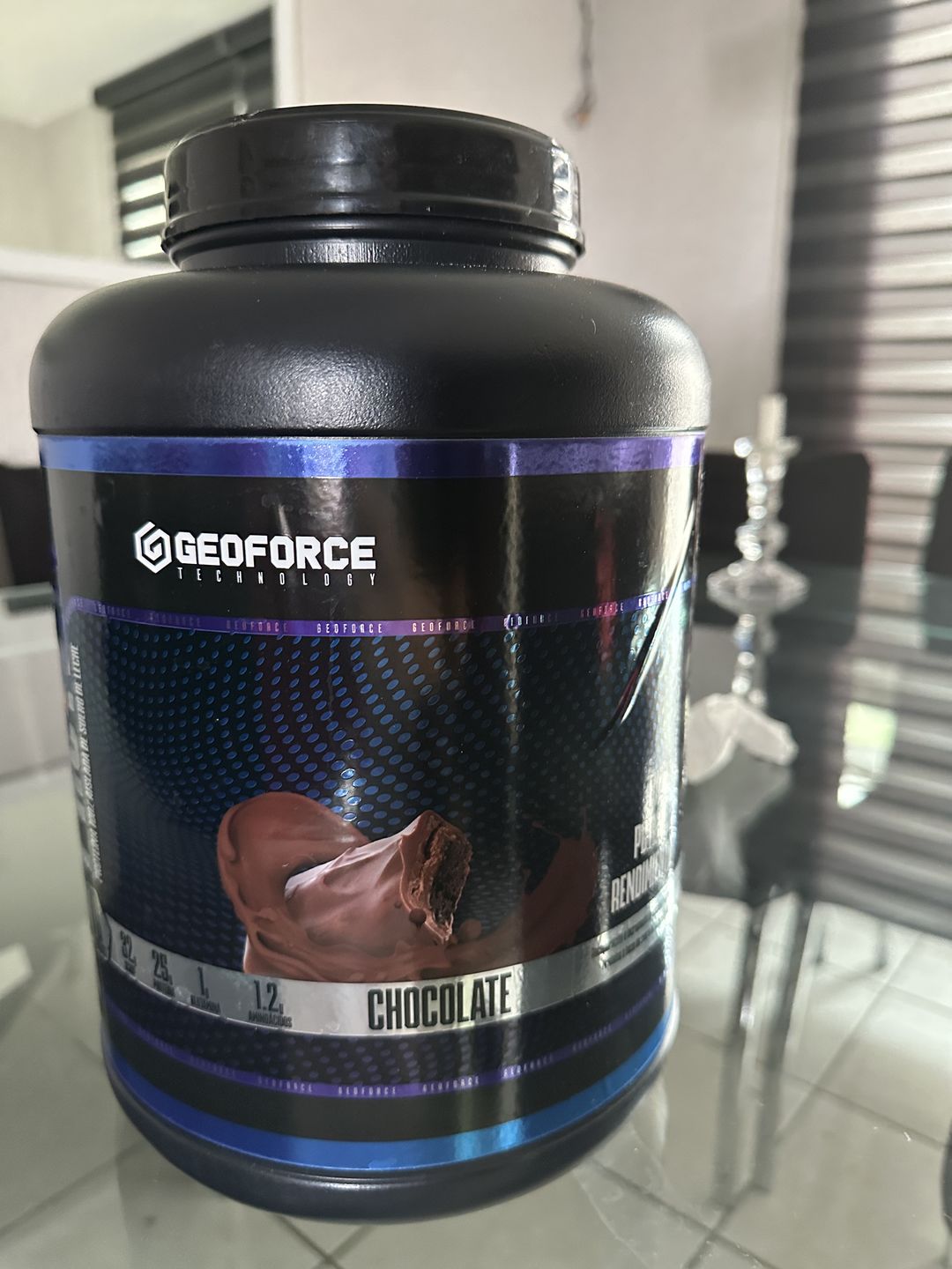 Customer photo review of WHEY PROTEIN 100% GEOFORCE 2.27 kg