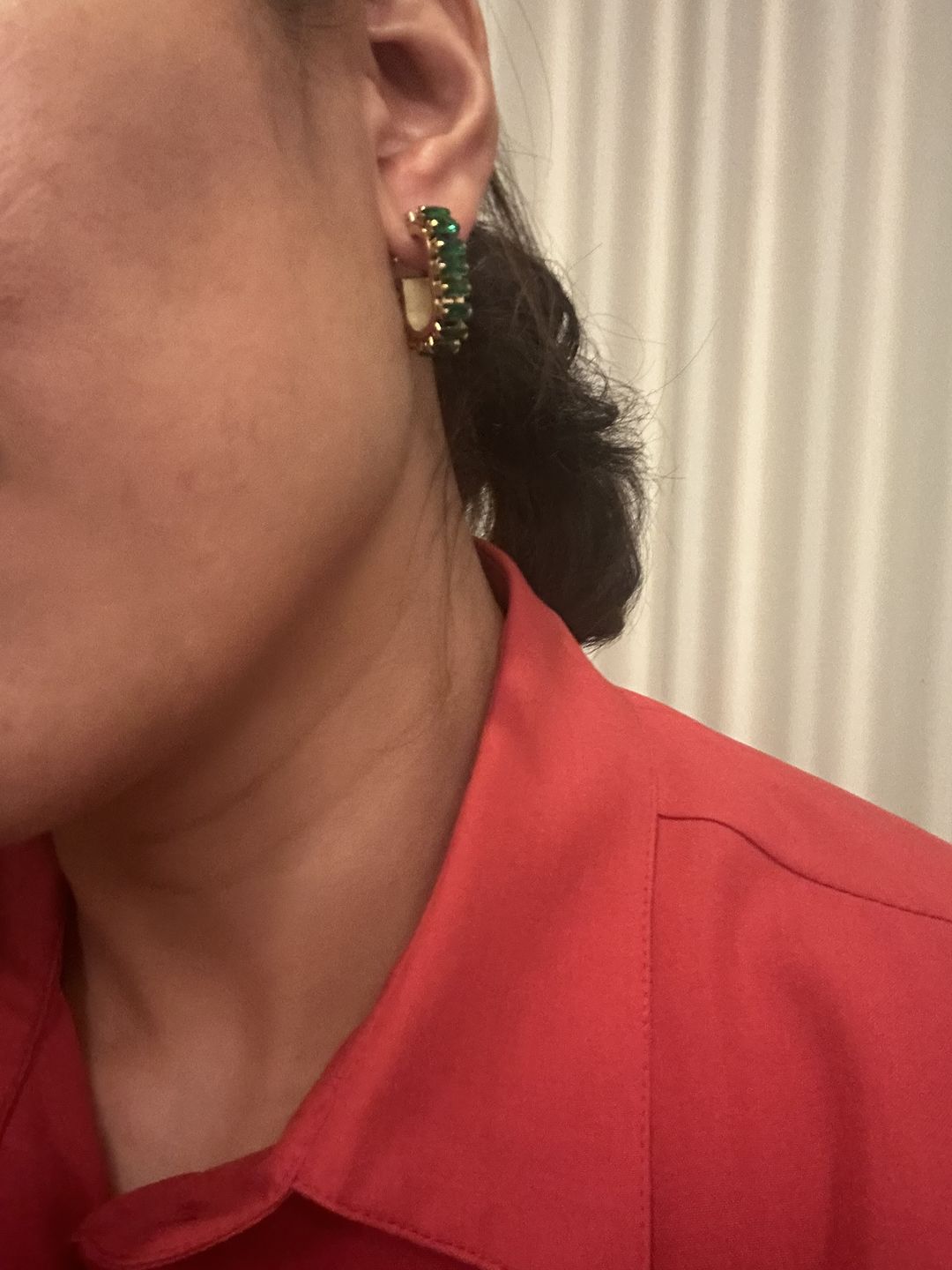 Customer photo review of Aretes Bling
