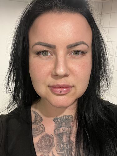 Customer photo review of Tranquilizing Eye Cream