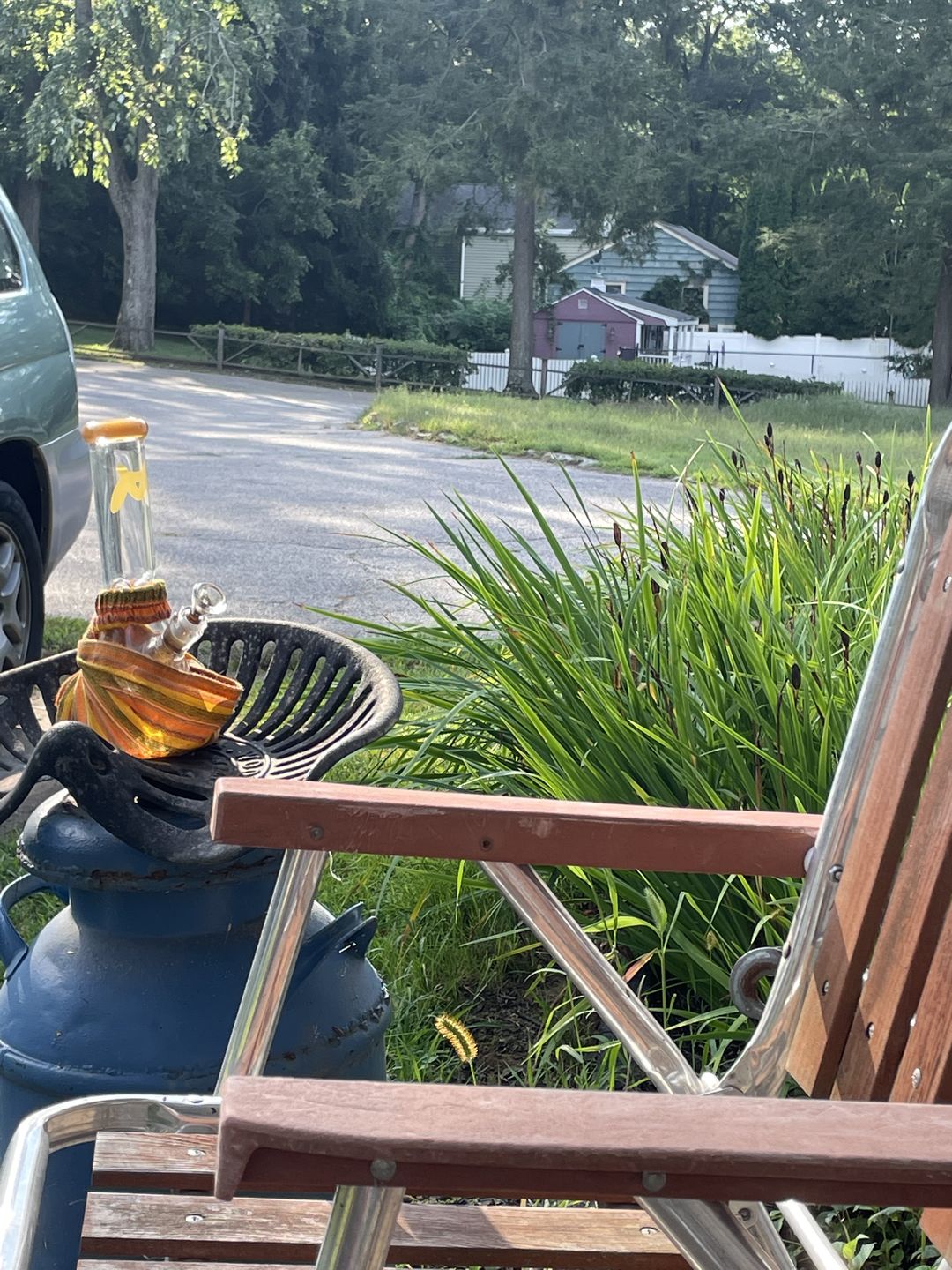 Customer photo review of 10" x 44mm Color Top Beaker Bong