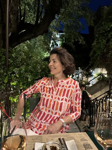 Customer photo review of Bedrucktes Kleid mit 3/4-Ärmeln