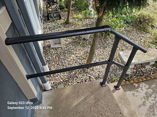 Customer photo review of Oval Top Rail