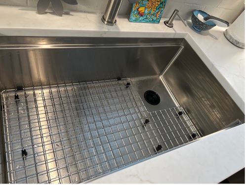 Customer photo review of GRID - 31" stainless steel sink grid - right drain (GR-5LS31R)