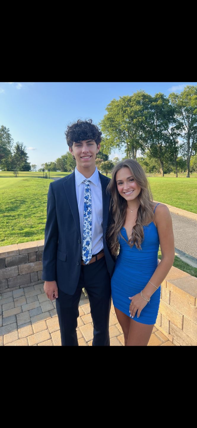Customer photo review of Blue and Bright- Tie