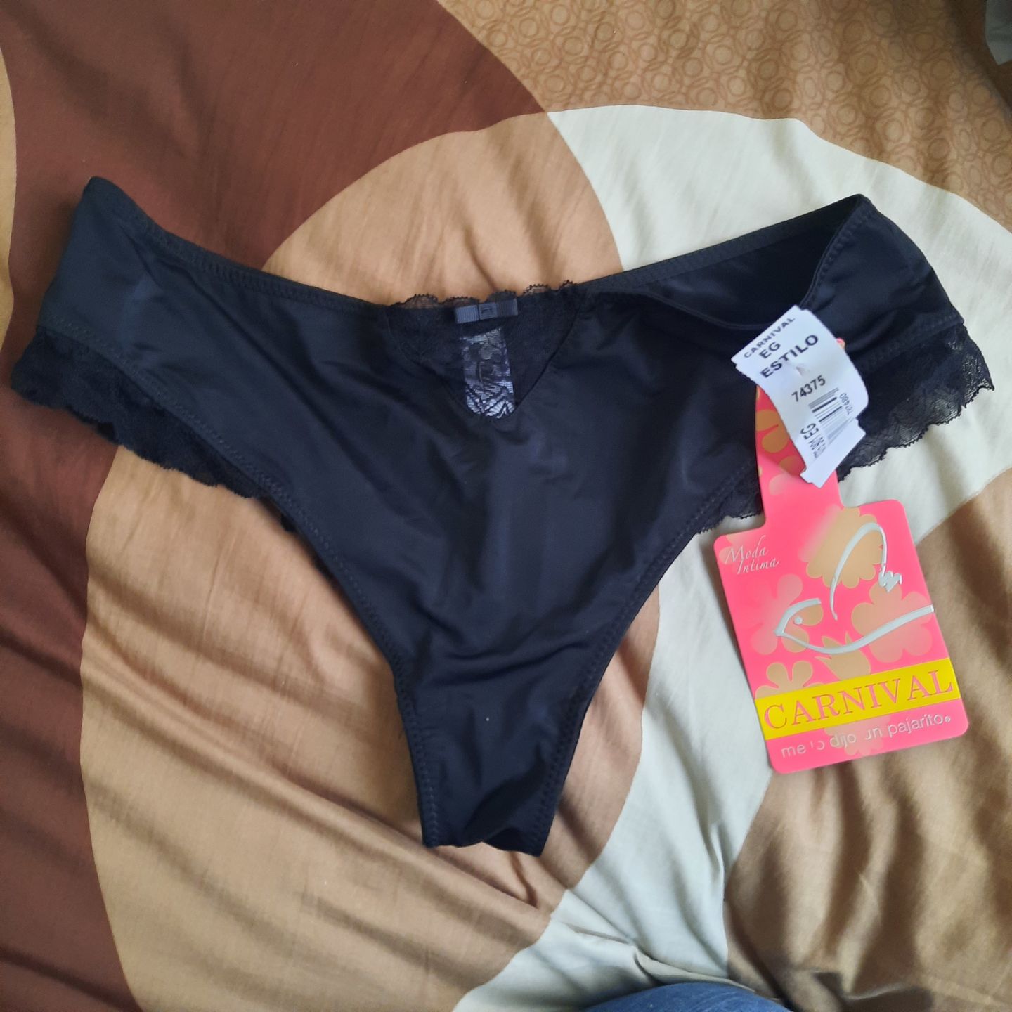 Customer photo review of Pantie coordinable con detalles de encaje  74375 Lady Carnival