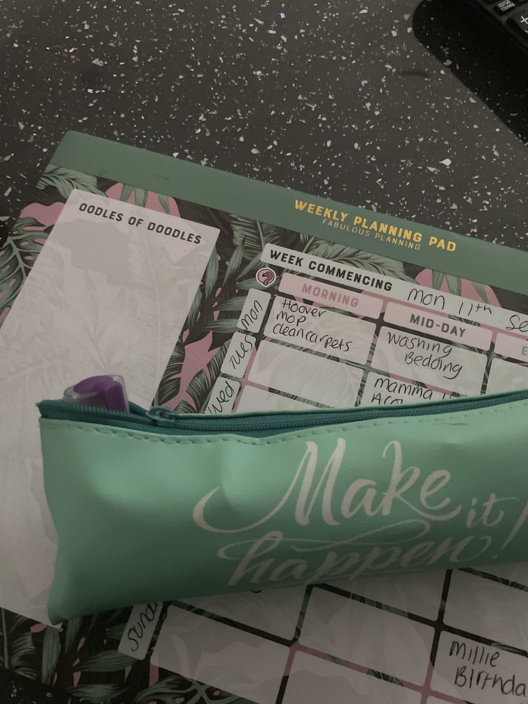 Customer photo review of A4 - Yearly Planning Pad - Botanical
