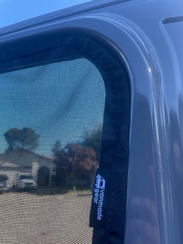 Customer photo review of Ford Transit - Front Door Mosquito Net (set)