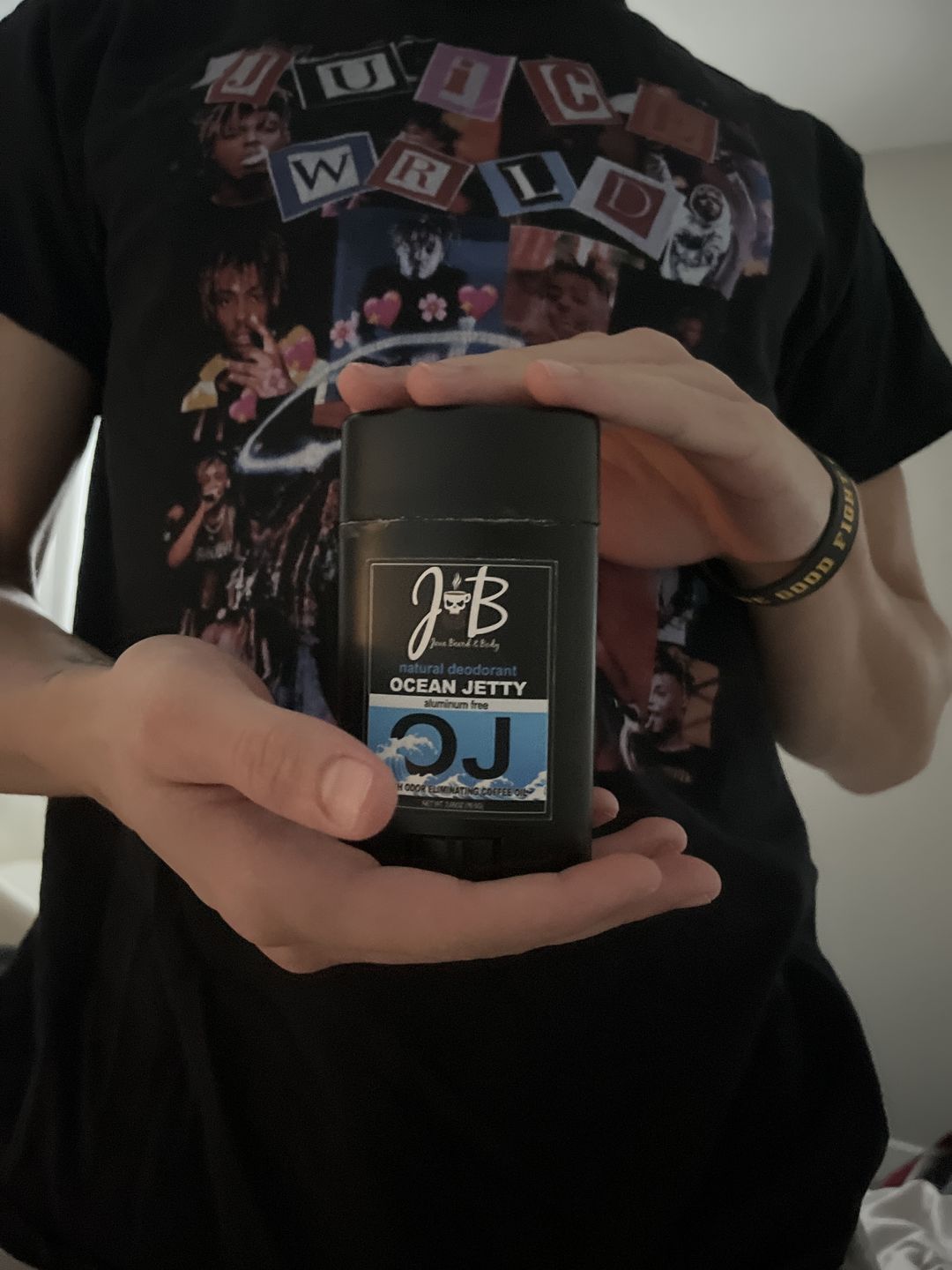 Customer photo review of Ocean Jetty Java Beard Deodorant