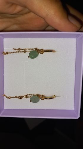 Customer photo review of עגילי מיני מרמייד צבעוני | 4 ב-1