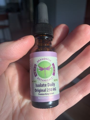 Customer photo review of ISOLATE Original CBD Hemp oil