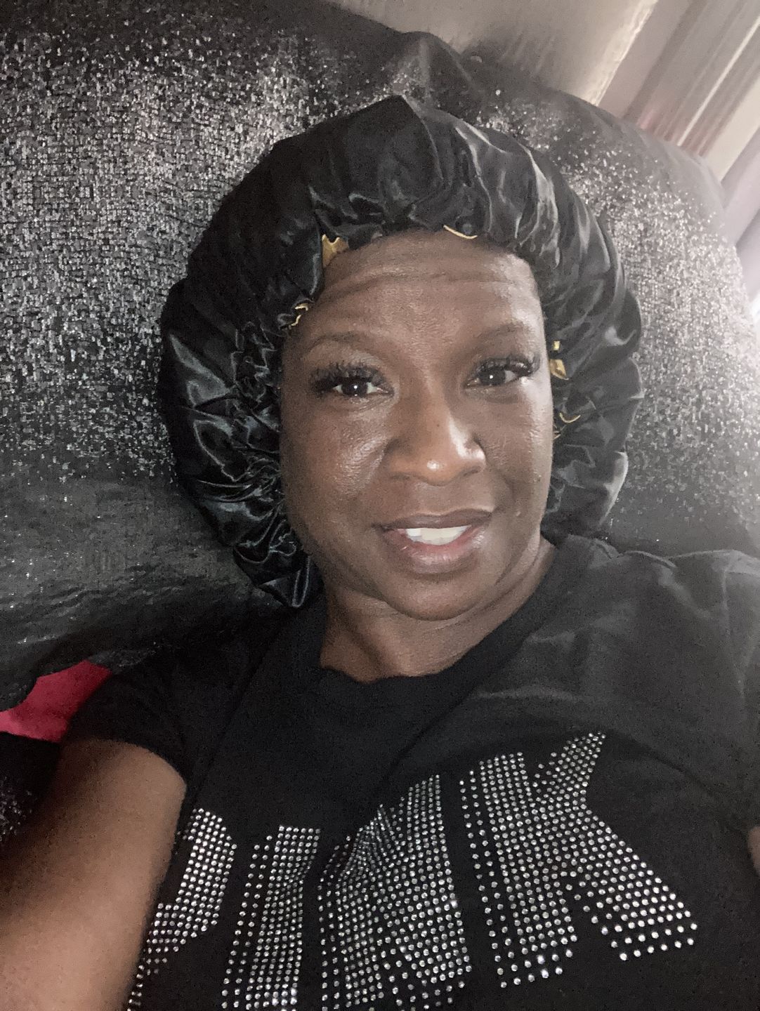 Customer photo review of Mommy & Me Bonnet