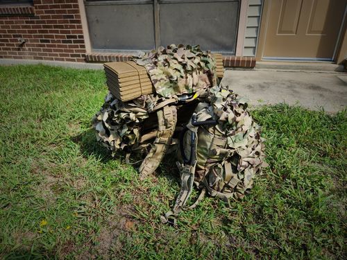 Customer photo review of Predator Ghillie™ Backpack Cover