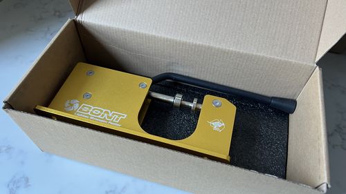 Customer photo review of 125mm Inline Skate Bearing press Gold