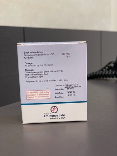 Customer photo review of **EnaPrime | Testosterona Enantato 250mg/ml 10 ampolletas