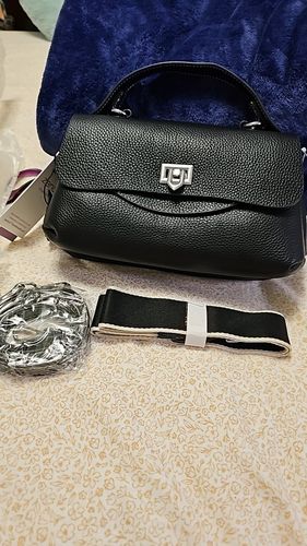 Customer photo review of Sac Bandoulière en Cuir - LUANA