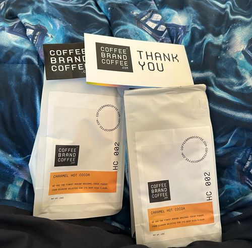 Customer photo review of Rich Caramel Hot Cocoa -HC002
