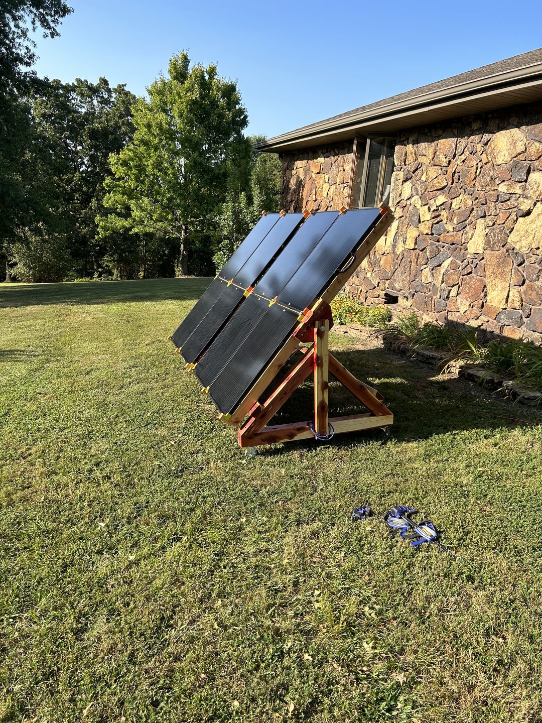 Customer photo review of MEGA 200 Watt Portable Solar Panel Briefcase | Best 12V Panel for Solar Generators and Portable Power Stations | 25-Year Output Warranty