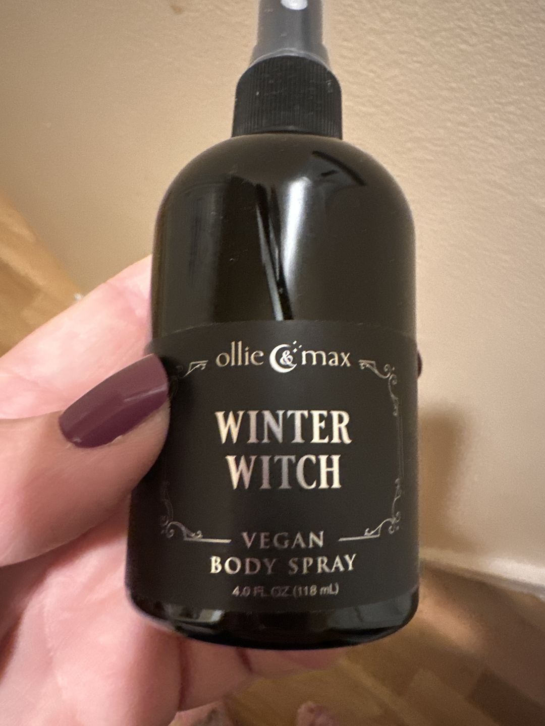 Customer photo review of Winter Witch Body Spray