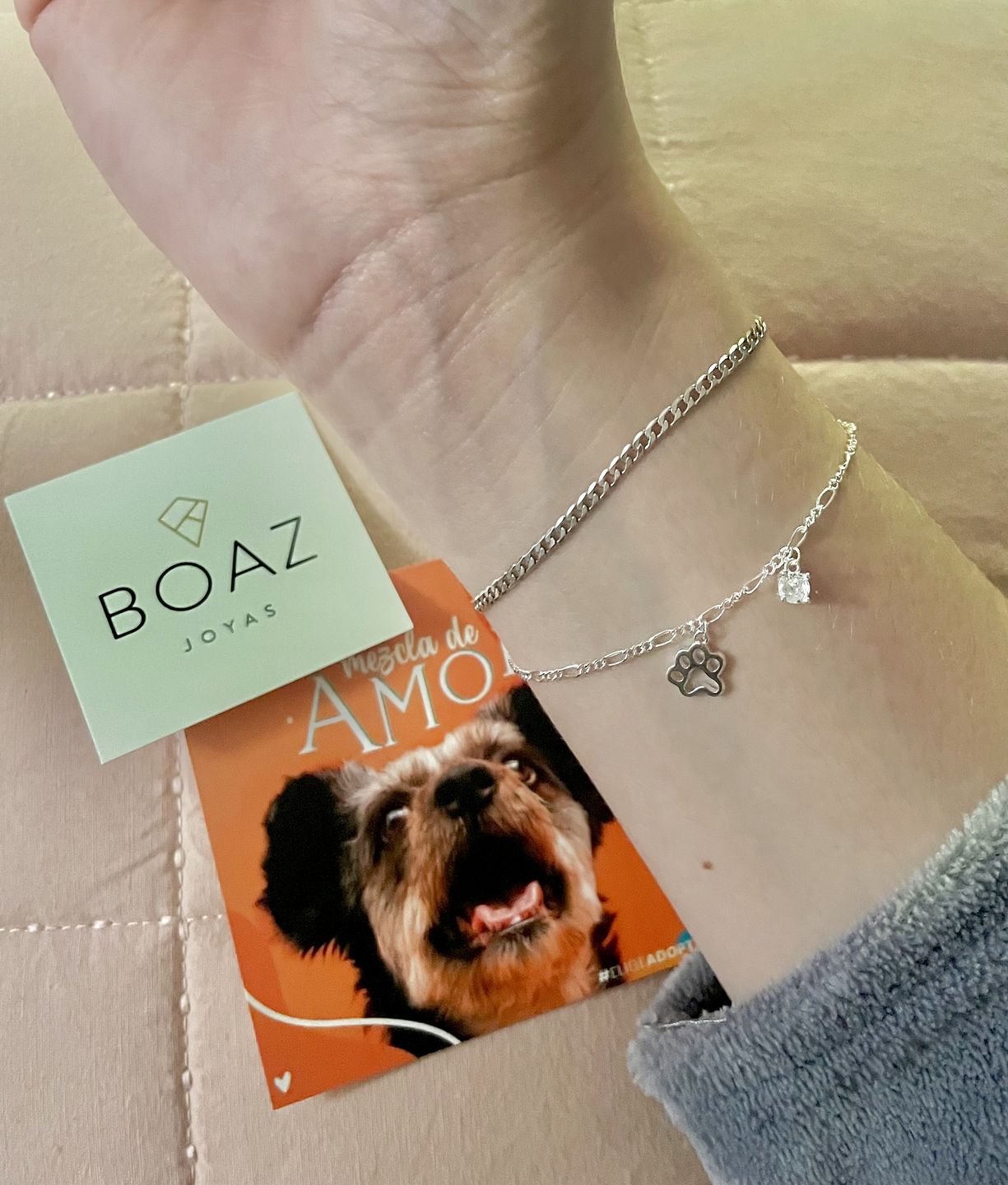 Customer photo review of PULSERA JULIETA PLATA