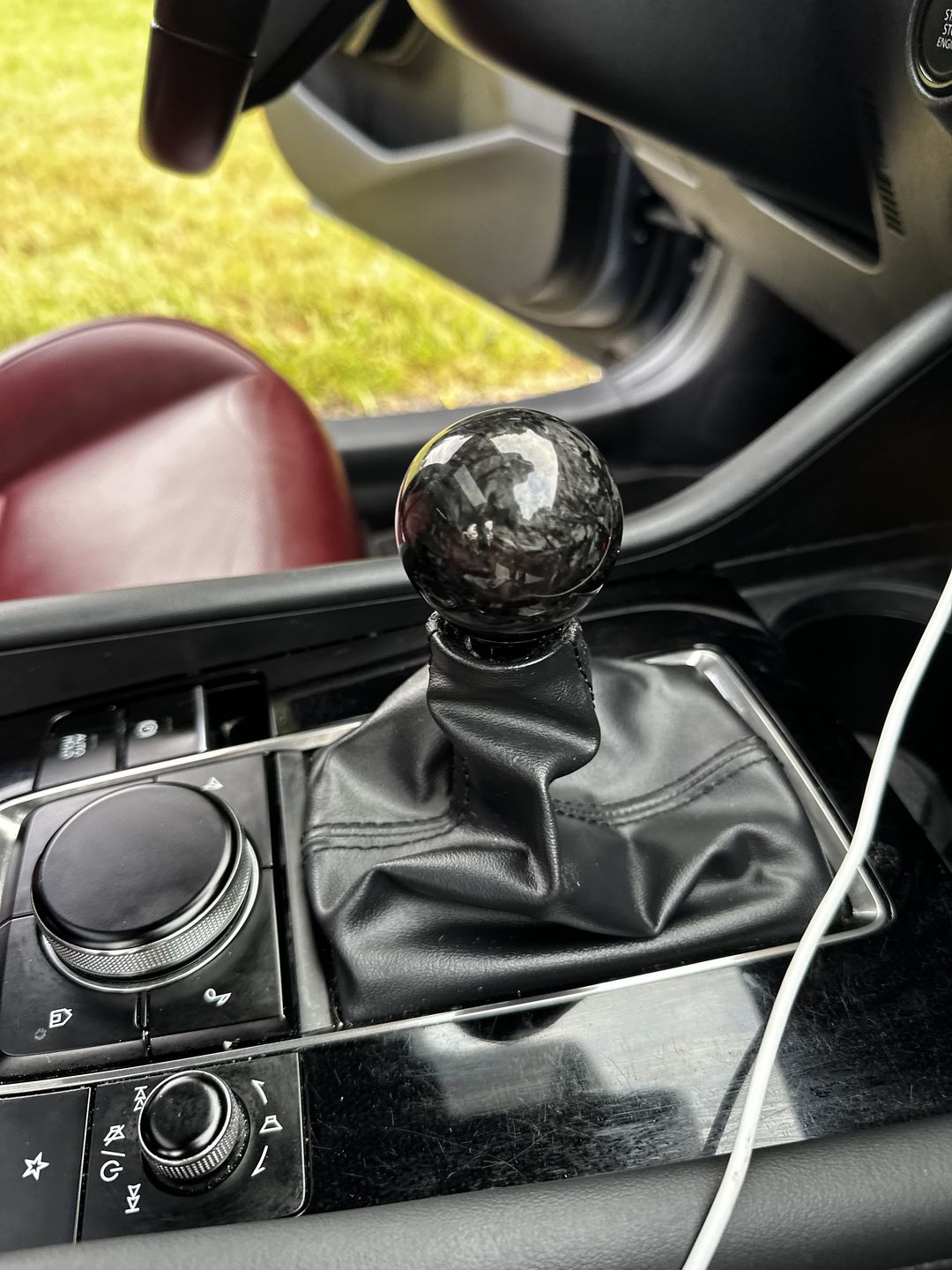 Customer photo review of Forged Carbon Fiber Shift Knob