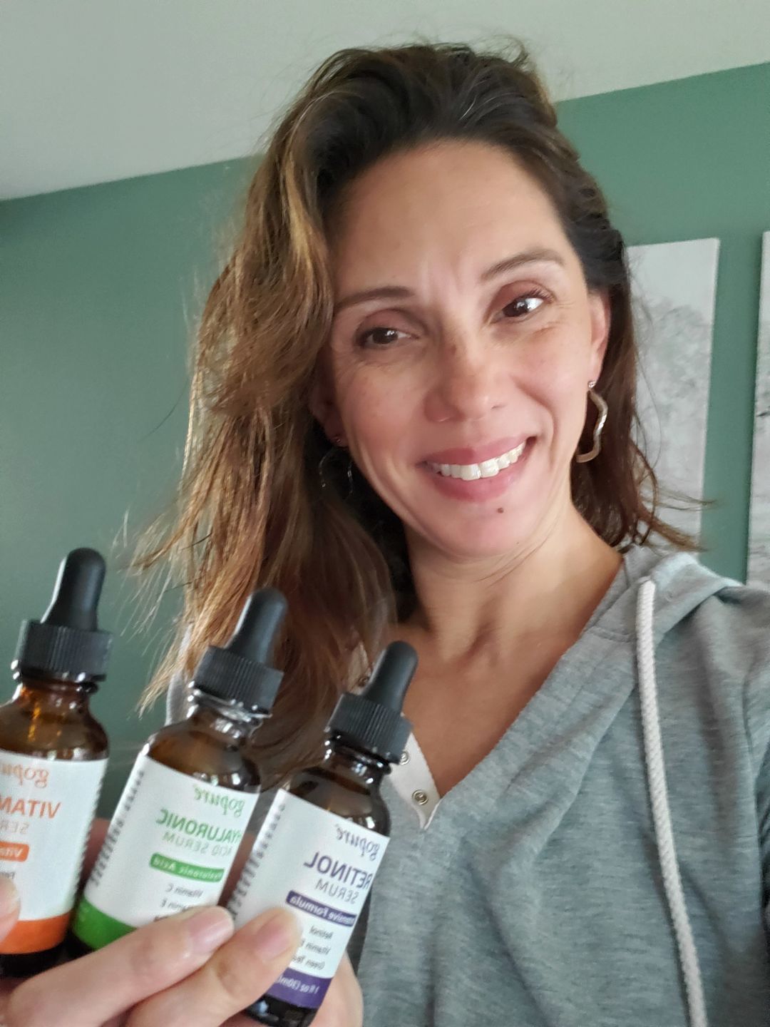 Customer photo review of Revitalizing Serum