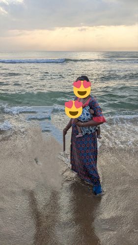 Customer photo review of Peach Honeycomb Maxi