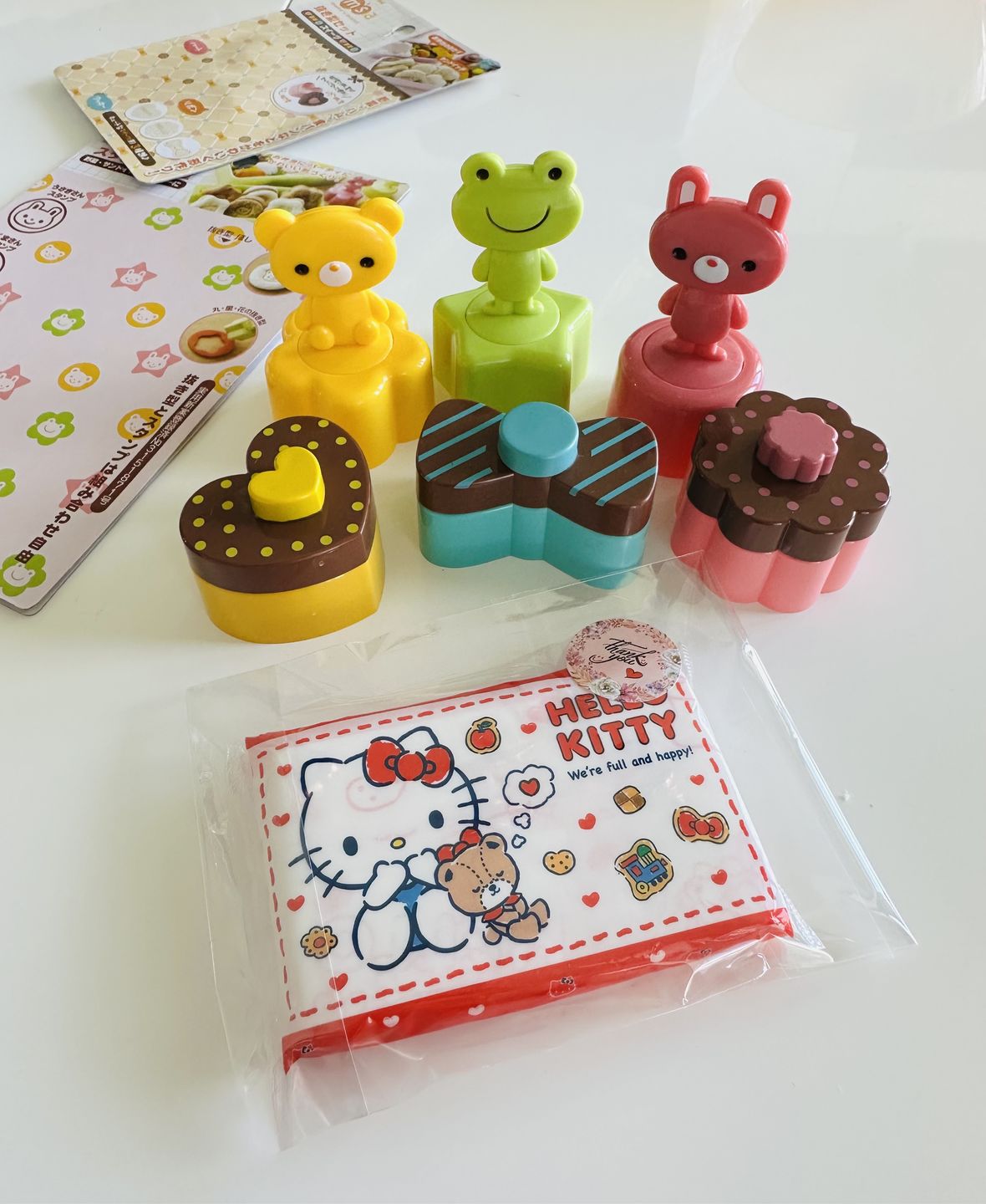 Customer photo review of Sando Stamps | Bear Frog Rabbit