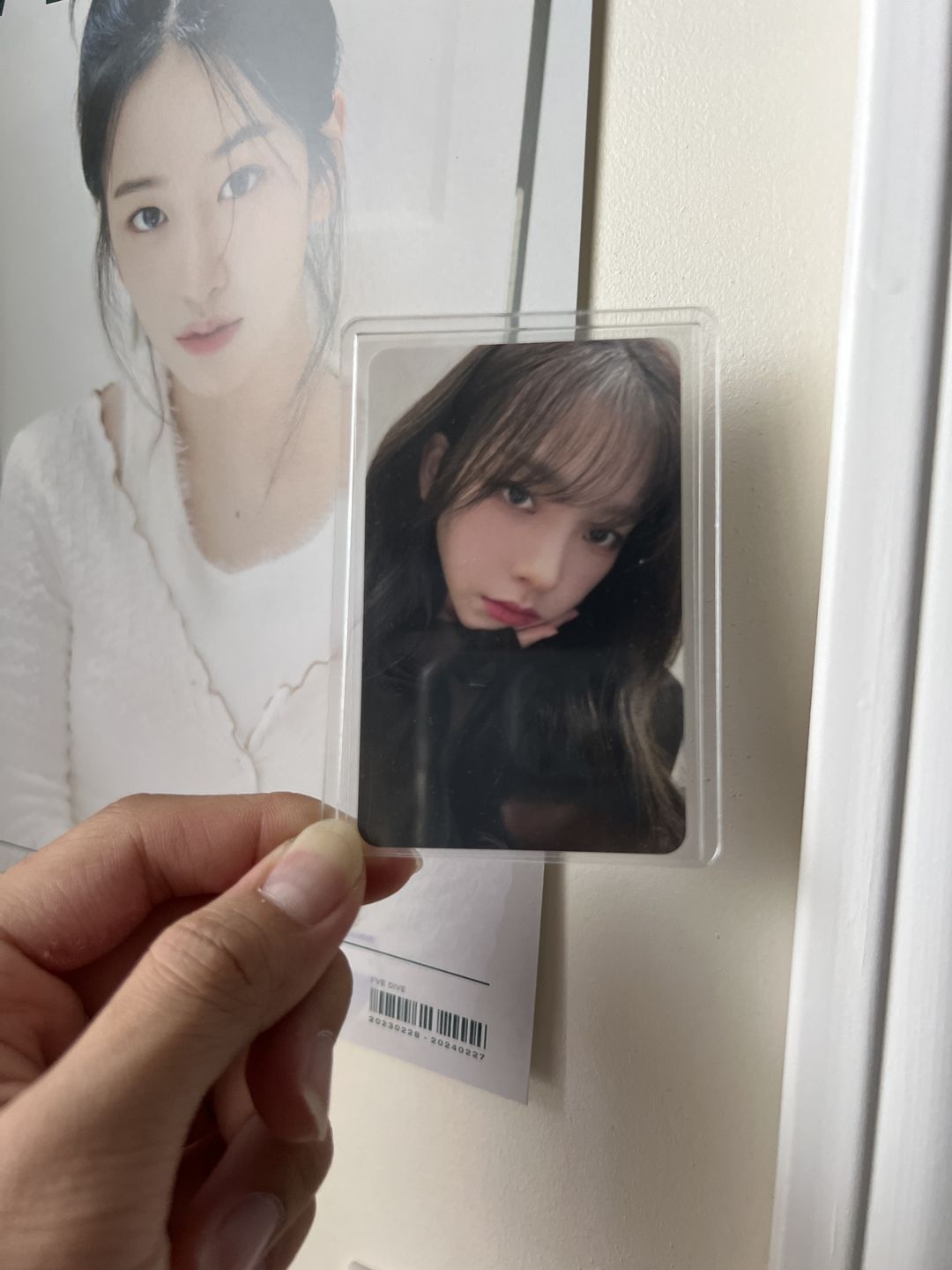 Customer photo review of PREMIUM CLEAR PHOTOCARD TOPLOADER