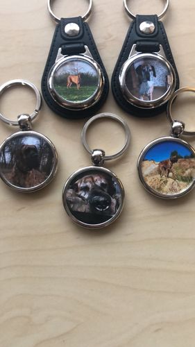 Customer photo review of Schlüsselanhänger-Bundle Leder 3x dein Foto für nur 19,90 €