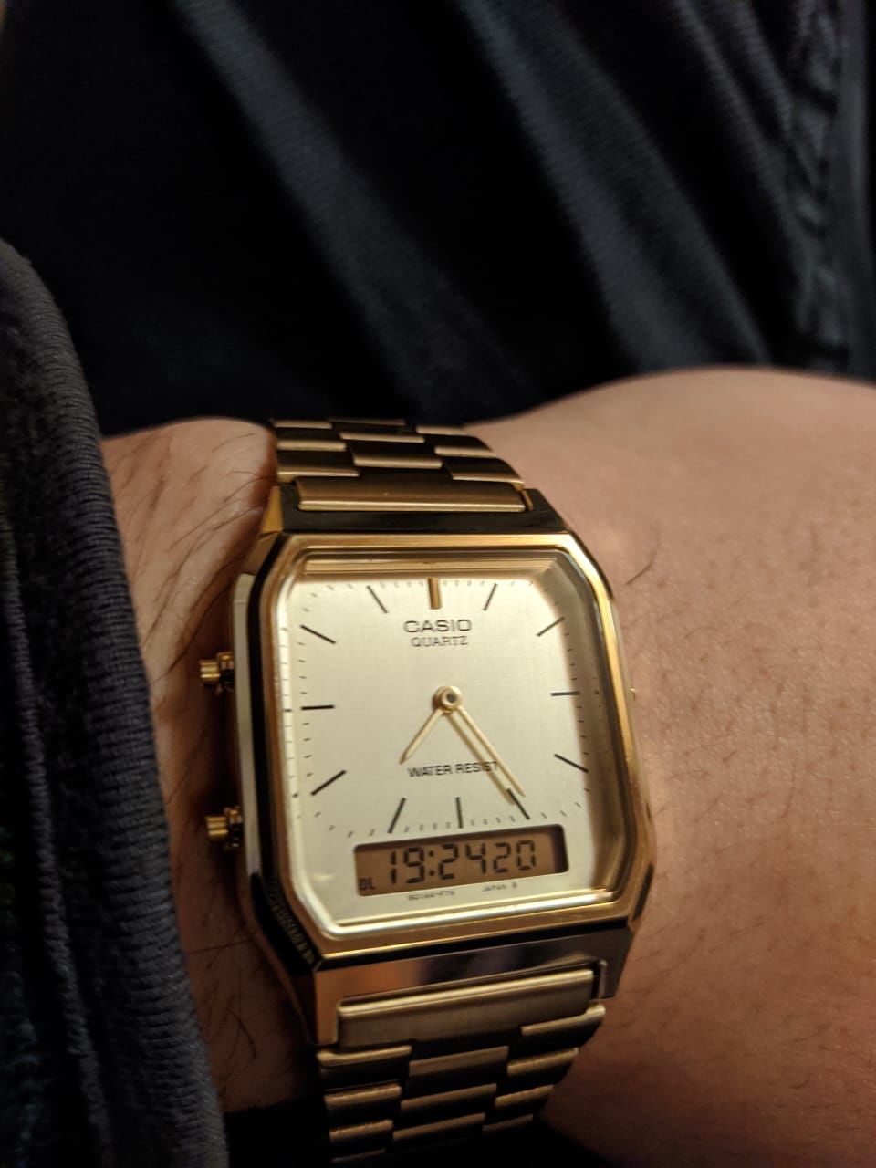 Customer photo review of Reloj Casio Vintage AQ-230GA-9DMQ Dorado