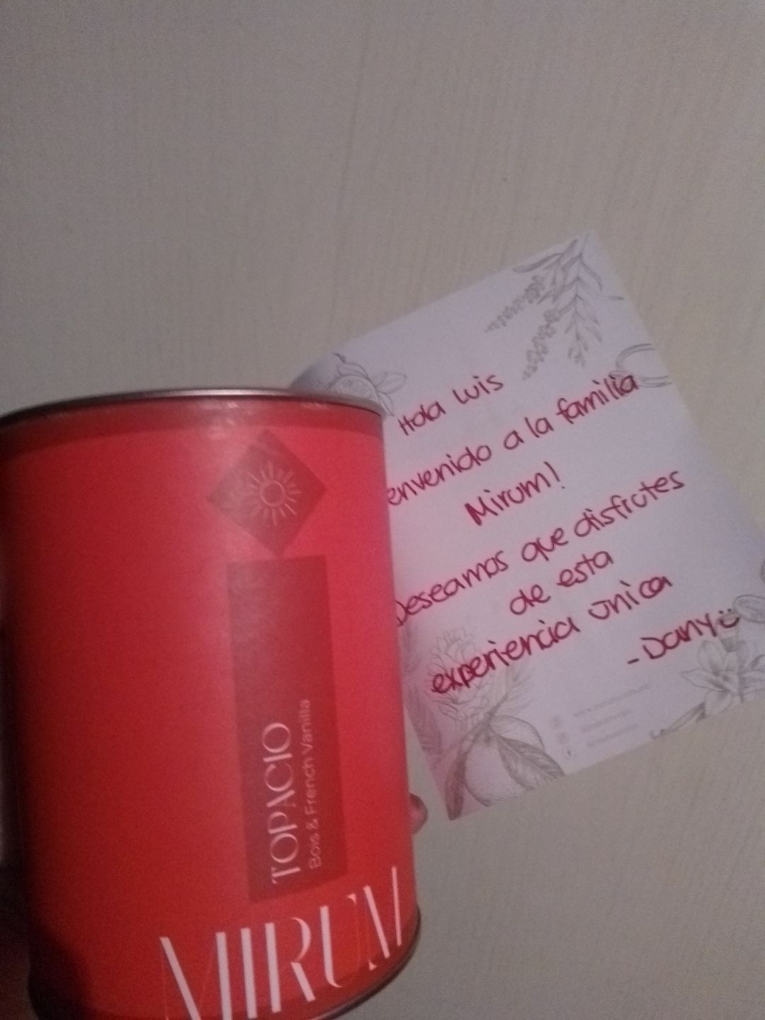 Customer photo review of TOPACIO