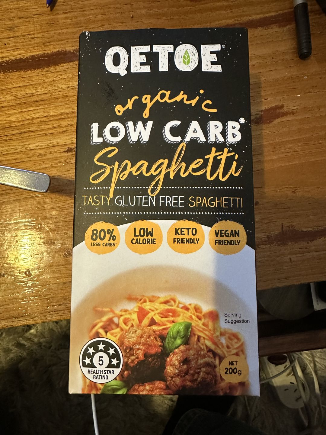 Customer photo review of COMBO BUNDLE DEAL- 5 x Qetoe Organic Low Carb Fettuccine Pack & 5 X Qetoe Organic Low Carb Spaghetti Pack