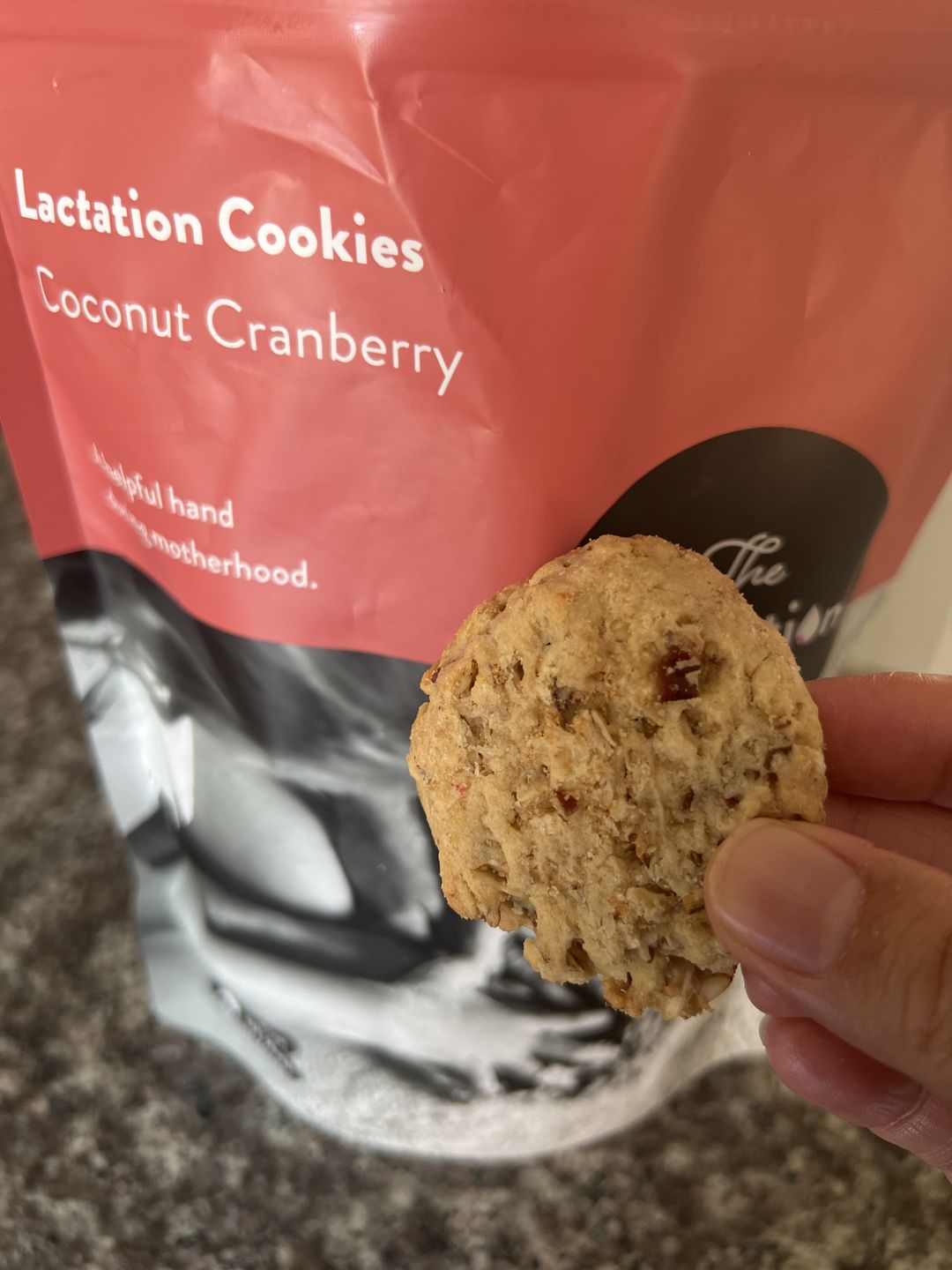 Customer photo review of Coconut Cranberry Lactation Cookies - Dairy Free