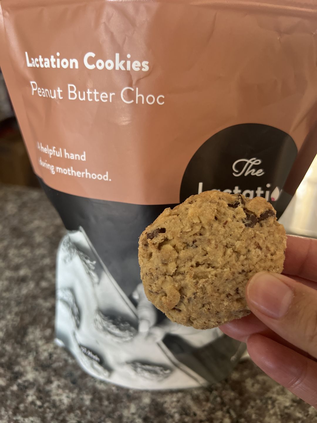 Customer photo review of Peanut Butter Choc Lactation Cookies