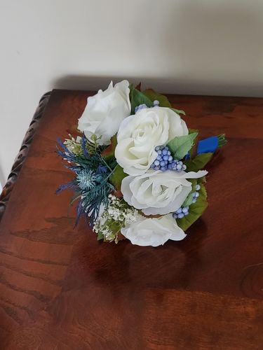 Customer photo review of Bulk 26" Artificial Eryngium Thistle Flowers Real Touch Stem Wholesale