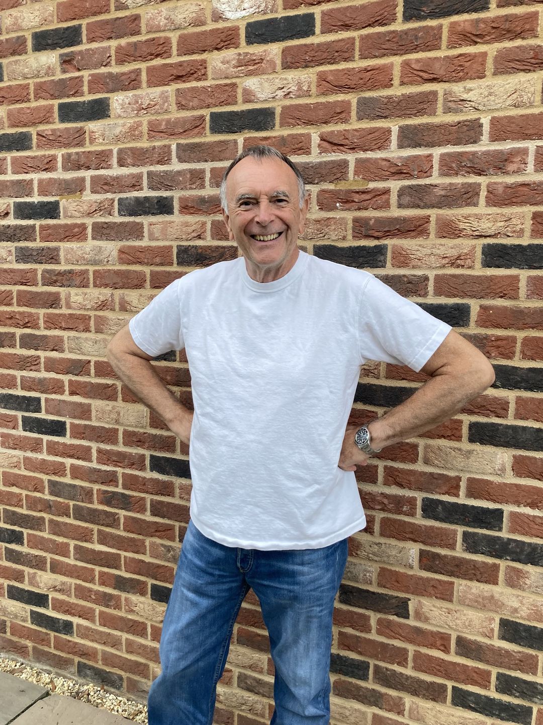 Customer photo review of Loopwheel Tubular Athletic T-Shirt - White