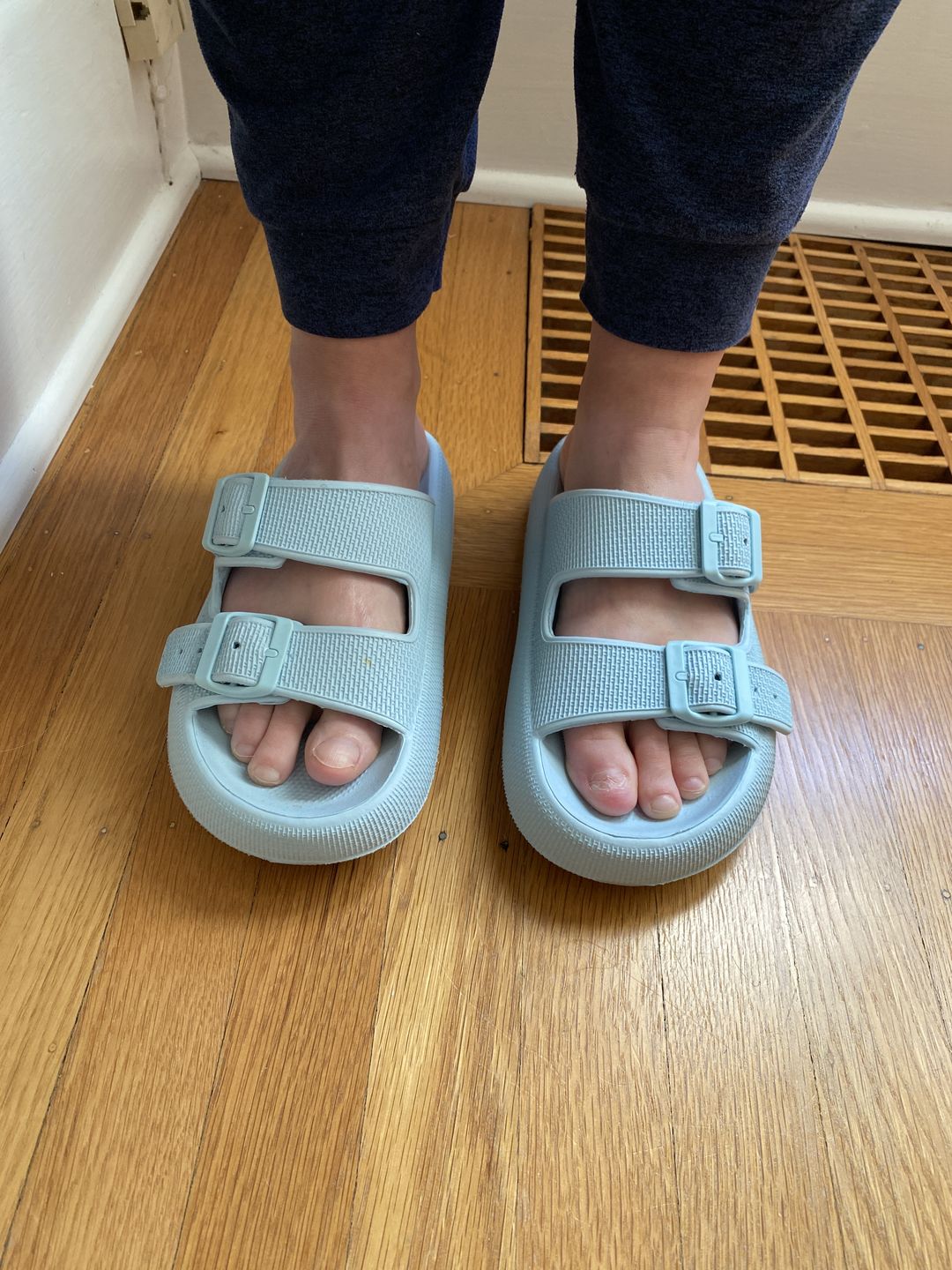 Customer photo review of Cushion Sandals - Cloud Slides