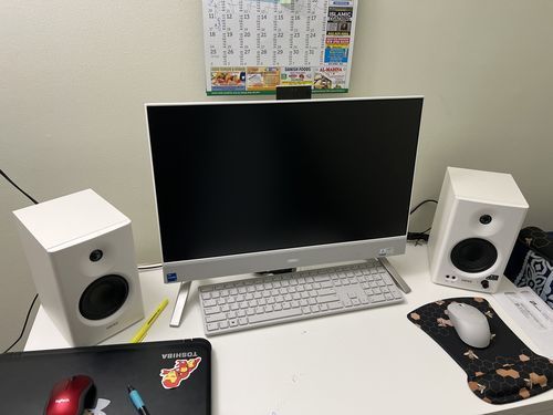 Customer photo review of MR4 Powered Studio Monitor Speakers