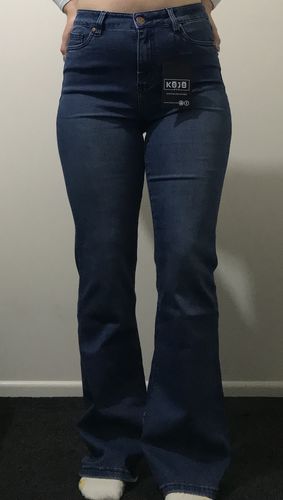 Customer photo review of Impact Flare Fit Jeans - Indigo
