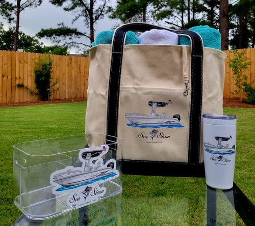 Customer photo review of Custom Boat Stickers