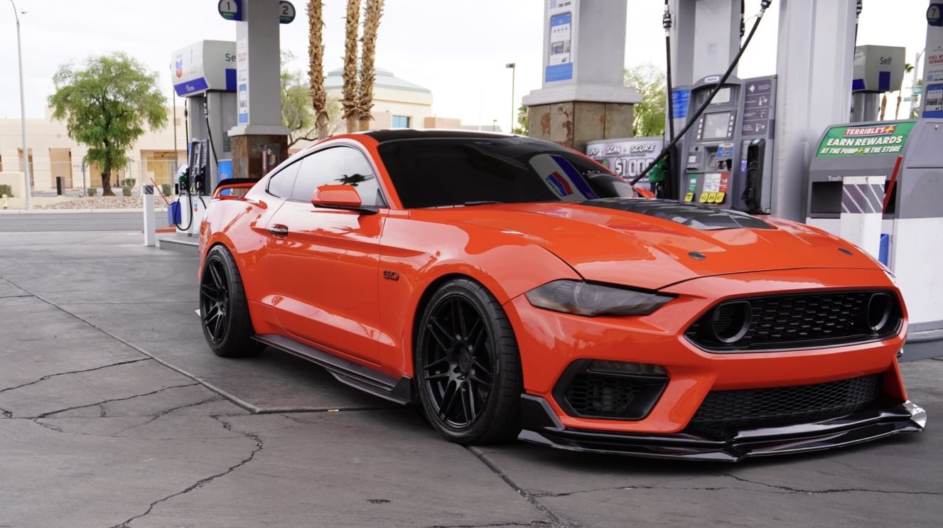 Customer photo review of 2015-23 Ford Mustang Mach 1 Conversion Front Bumper Kit