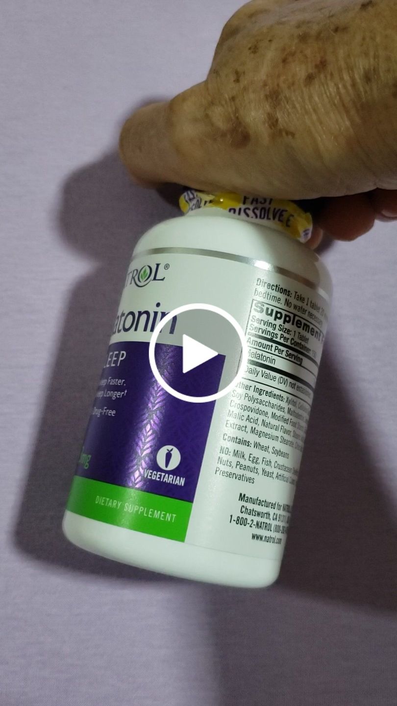 Customer video review of Natrol Melatonina 3mg Dissolução Rápida 150 Tablets