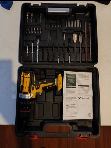 Customer photo review of Taladro Desatornillador Inalambrico 260w 1500 Rpm Kit