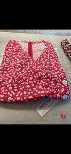 Customer photo review of Sukienka w kwiatowy wzór z krótkim rękawem