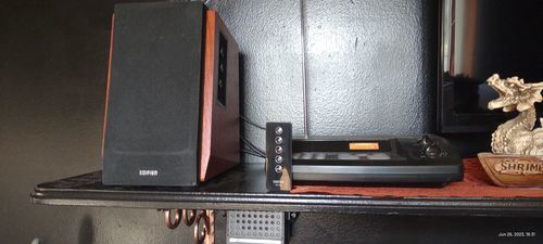Customer photo review of R1700BT All-in-one Bluetooth Bookshelf Speakers