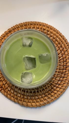 Customer photo review of Premium 1st Harvest Ceremonial Grade Matcha zip lock bag (30 g)