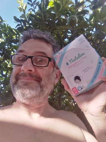 Customer photo review of Eco-Tiras de Detergente 40 lavados Natulim